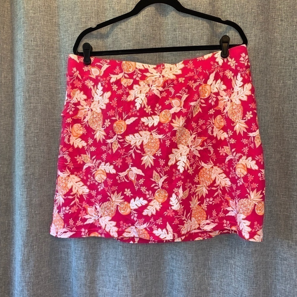 Croft & Barrow Pink Floral Skort XX-Large | Like New